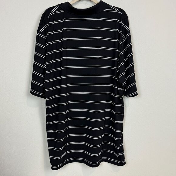 Harley-Davidson Black Striped Embroidered Polo Shirt 2XL Tifton, GA - Picture 5 of 7